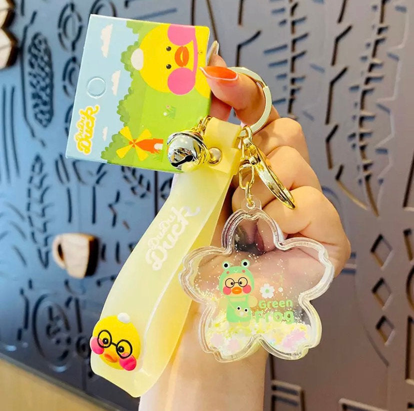 porte cles canard grenouille flacon dudu duck 6974583670285