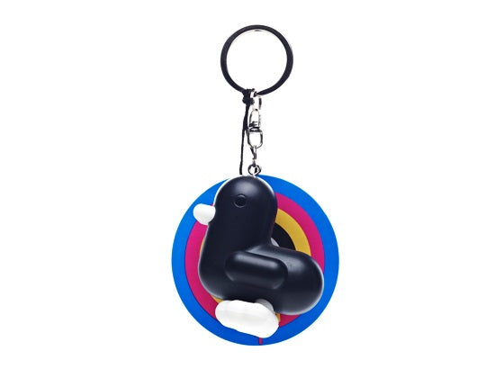 CMYK Black Duck Keychain