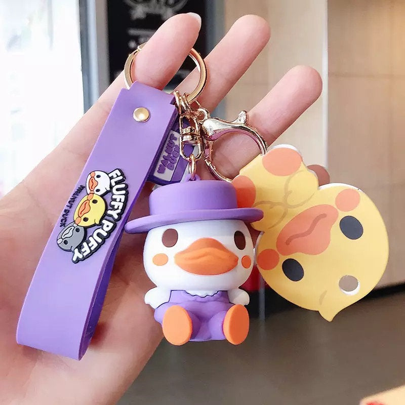 porte cles canard reine walnut duck 6972697490812