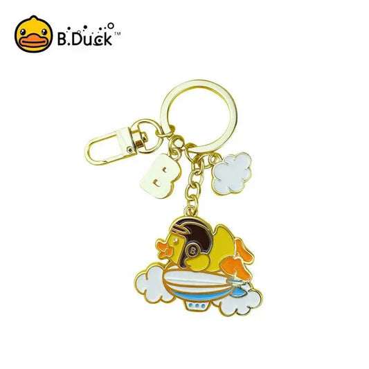 Porte Clés Canard Aviateur B.Duck  CoinCaillerie