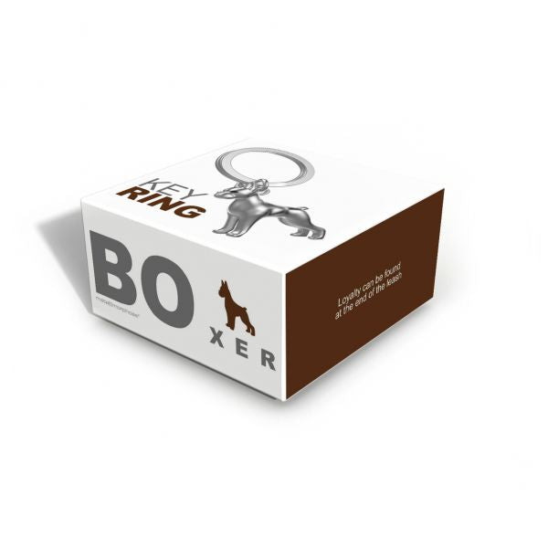 porte cles boxer argente metalmorphose 