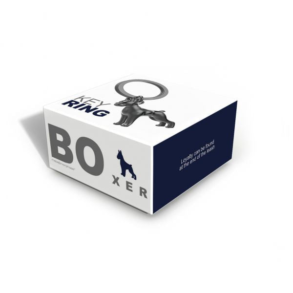 porte cles boxer noir metalmorphose 