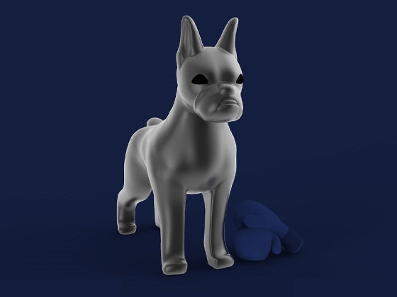 Брелок для ключей Black Boxer