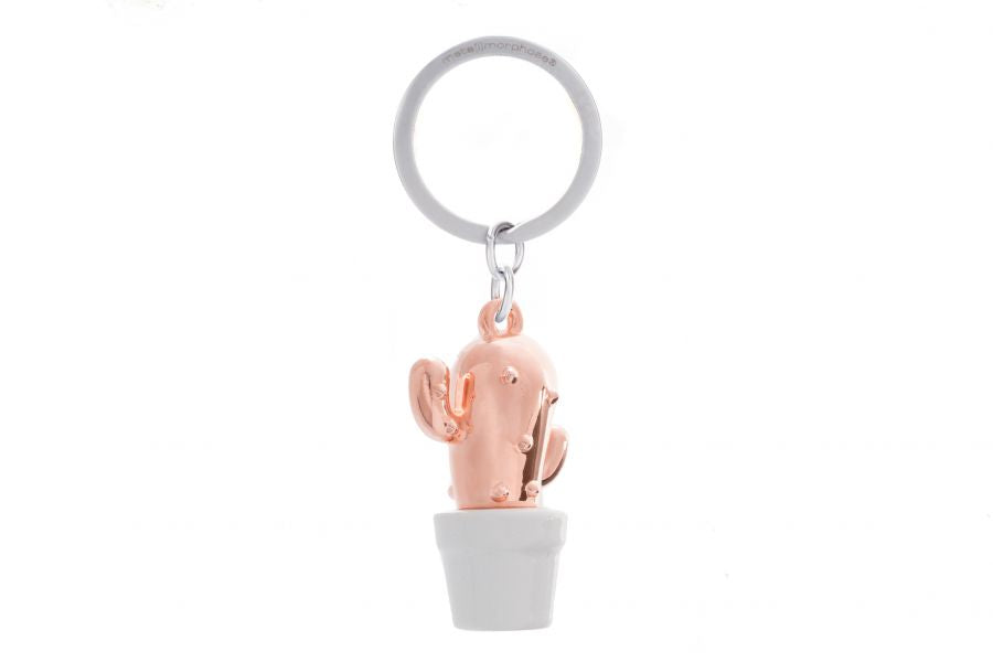porte cles cactus rose metalmorphose 