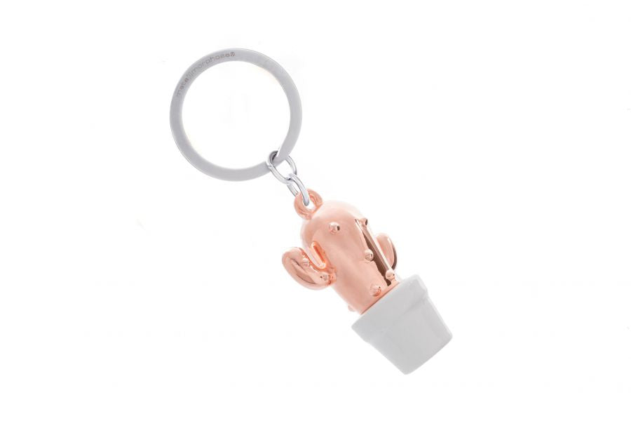 porte cles cactus rose metalmorphose 