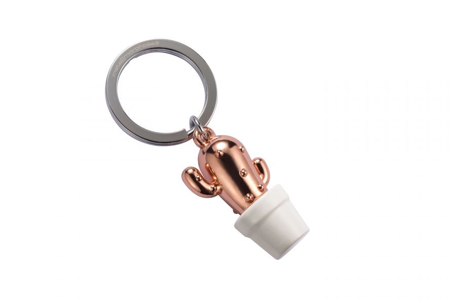porte cles cactus rose metalmorphose 