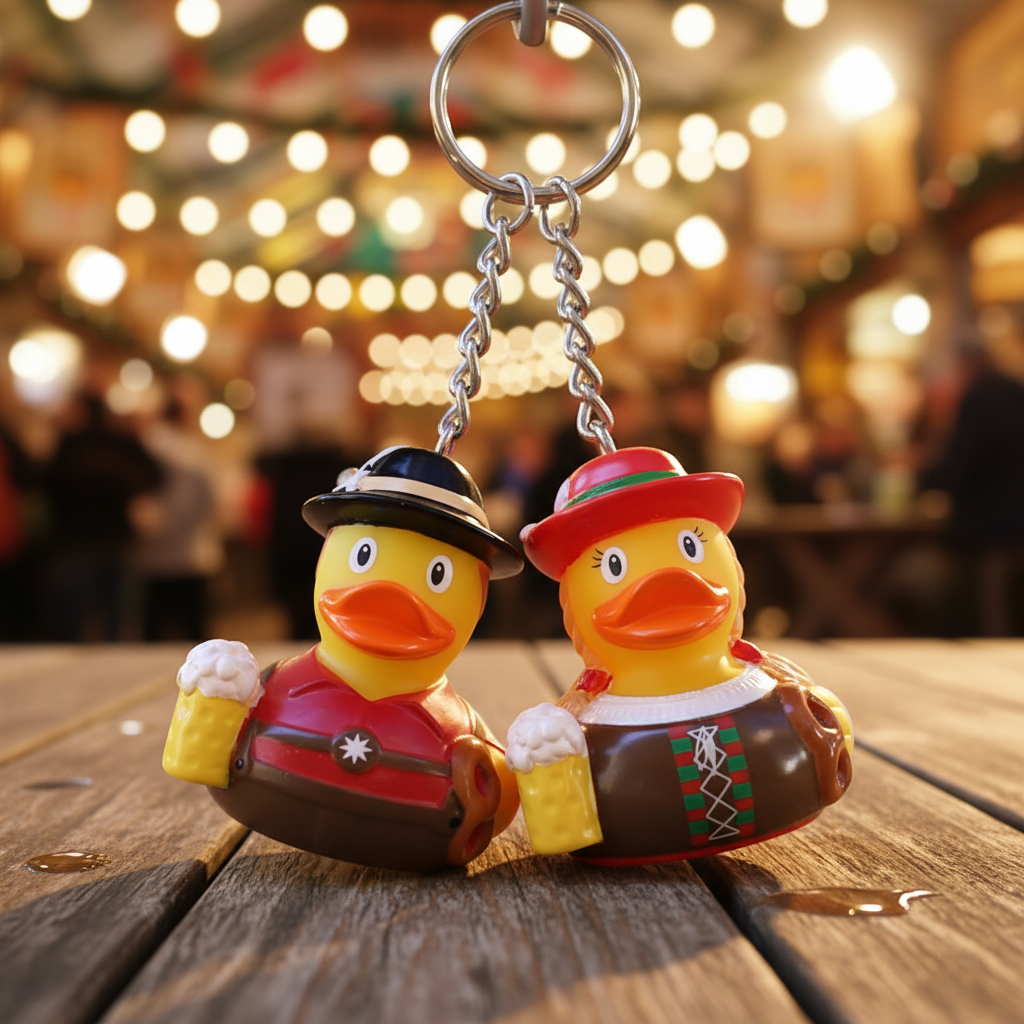 Porte-Clés Canard Bavarois