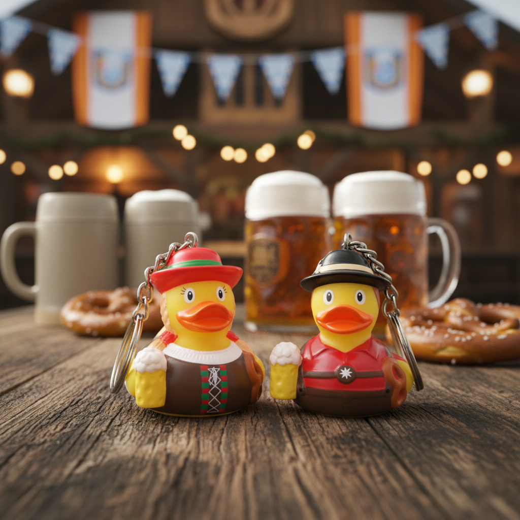 Porte-Clés Canard Bavarois
