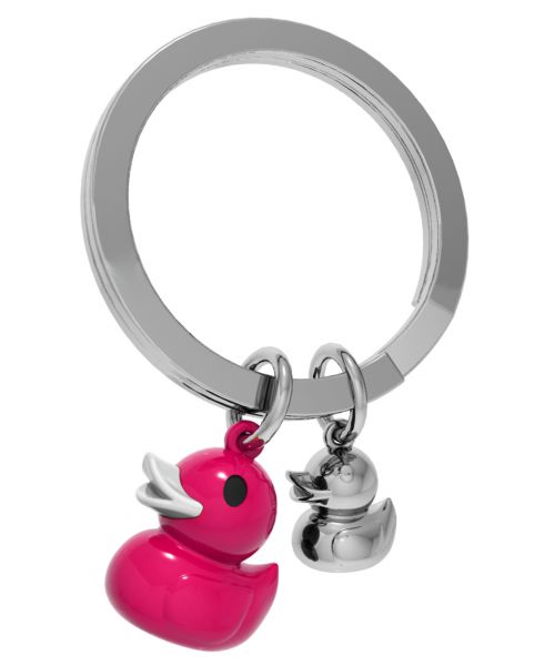 Llavero Pato Rosa Fucsia