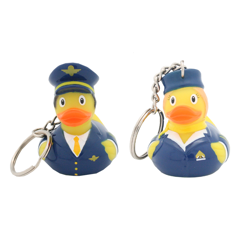 porte-cles-canard-pilote-et-hotesse-lilalu