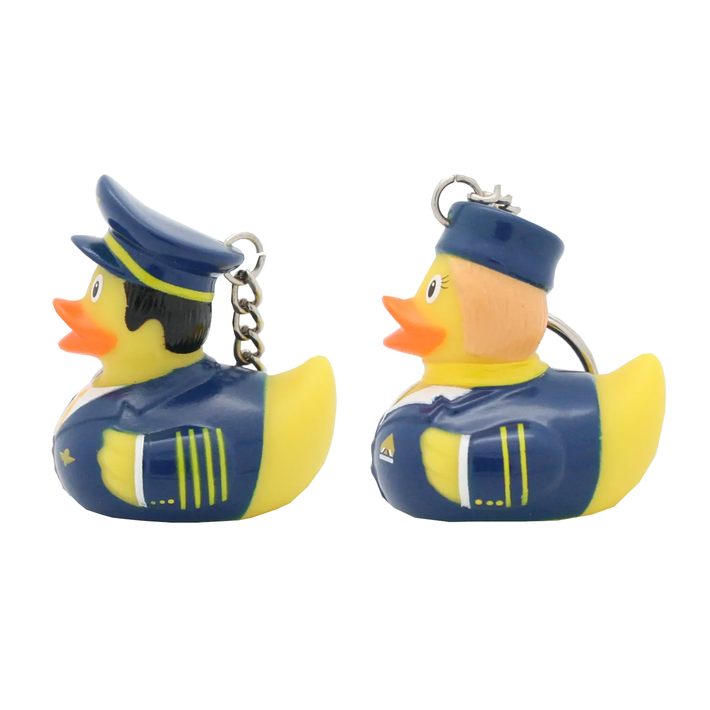 Porte Clés Canard Pilote et Hôtesse Lilalu CoinCaillerie