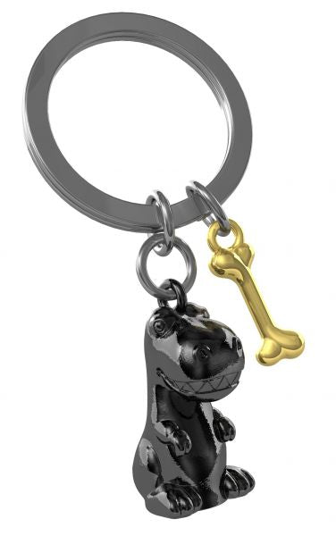 porte cles dino noir metalmorphose 