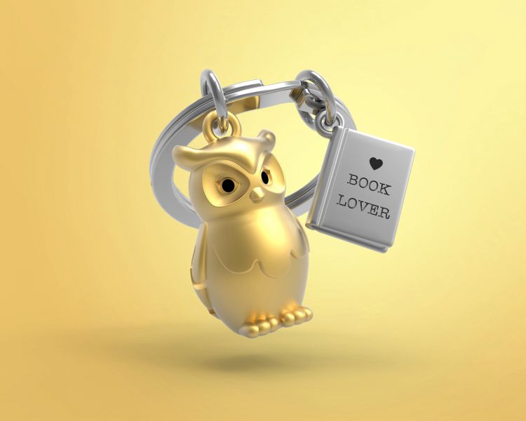 porte cles hibou metalmorphose MTM279 01 5404006047918
