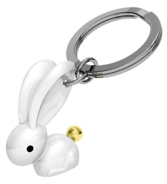 porte llaves conejo blanco metalmorphose