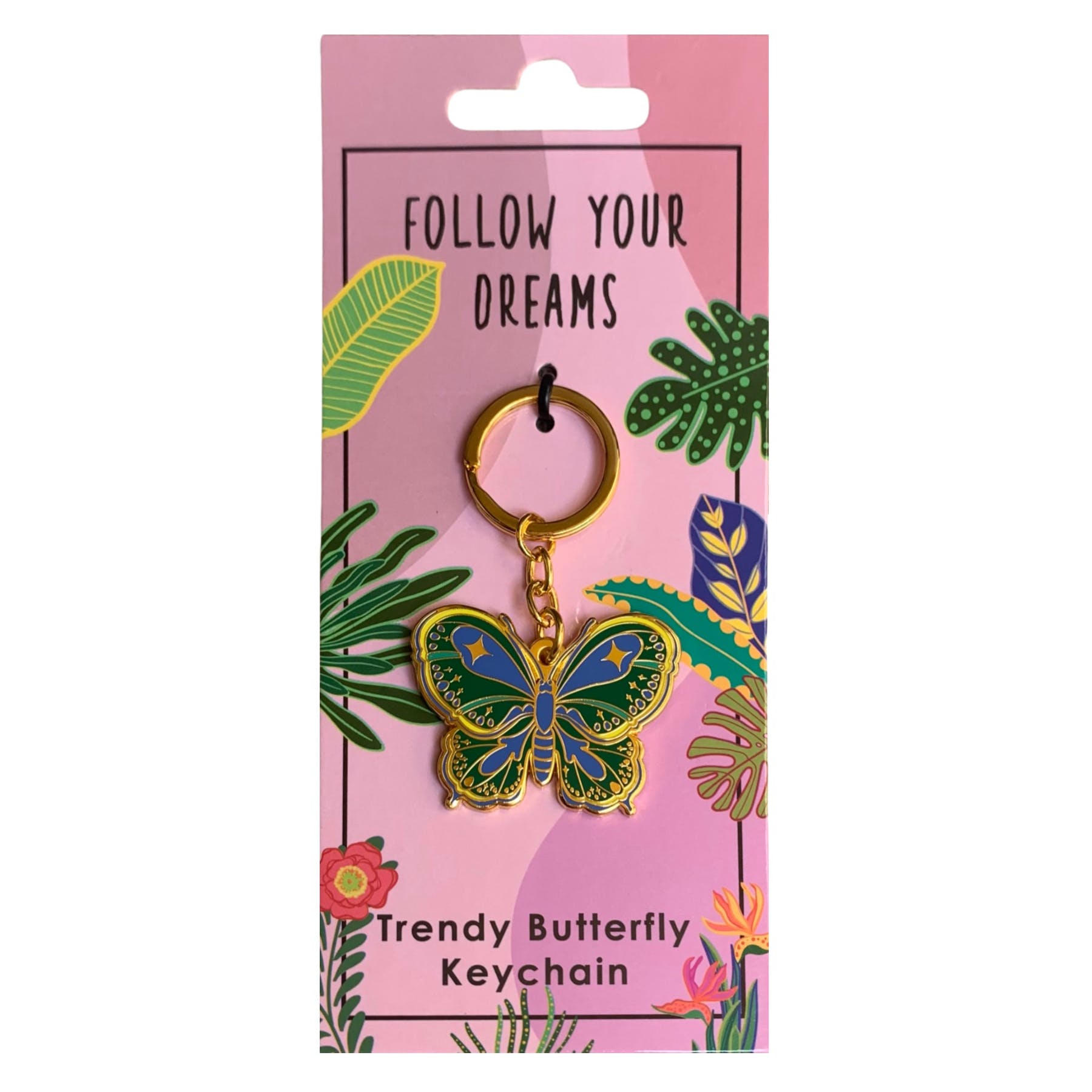 porte cles papillon jungle empire 