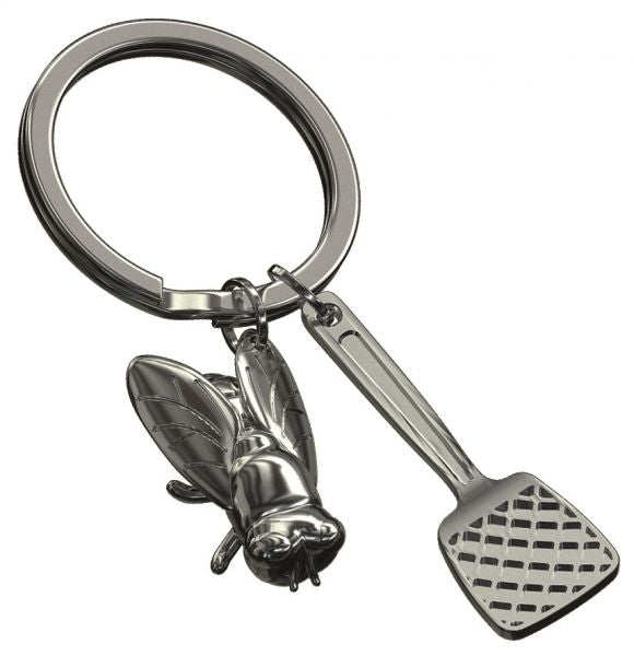 porte cles tapette a mouche metalmorphose MTM955 5404006020393