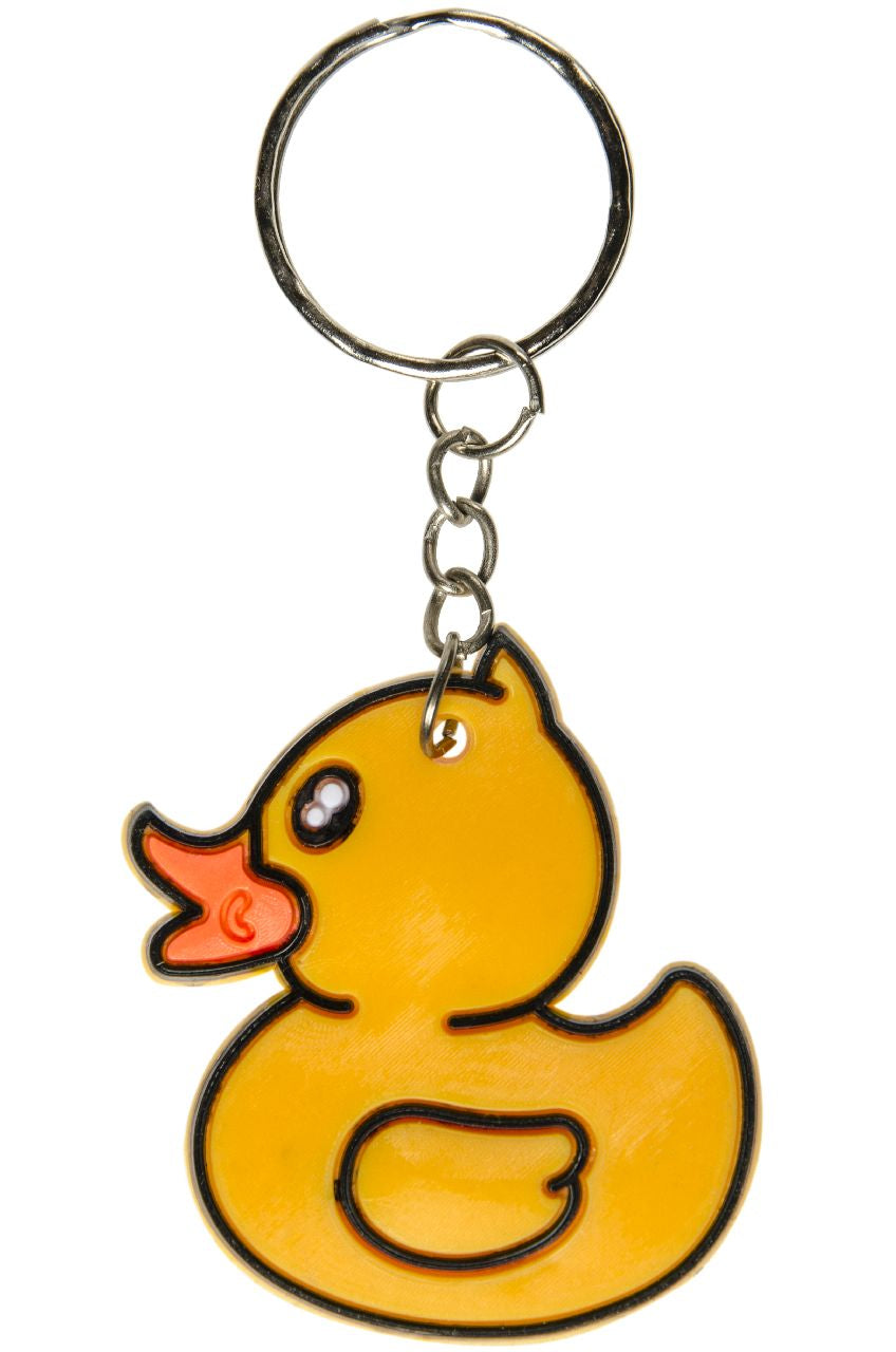 Gele eend sleutelhanger