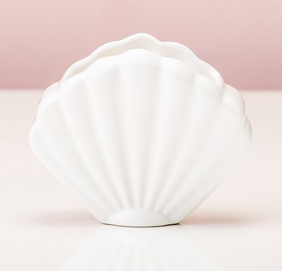 Pot de fleur Coquillage Blanc Bitten – Cache-pot original