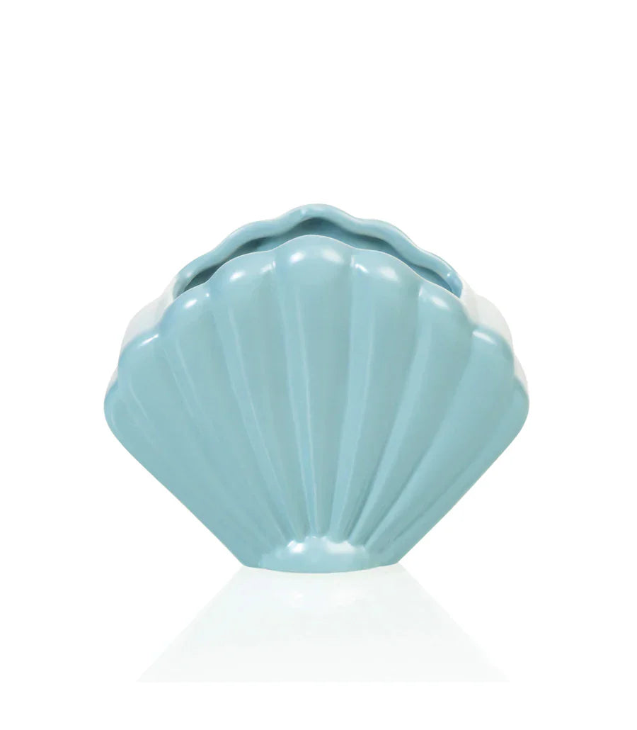 Pot de fleur Coquillage Bleu Bitten – Cache-pot original