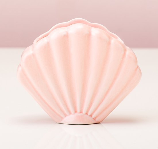 Pot de fleur Coquillage Rose Bitten – Cache-pot original