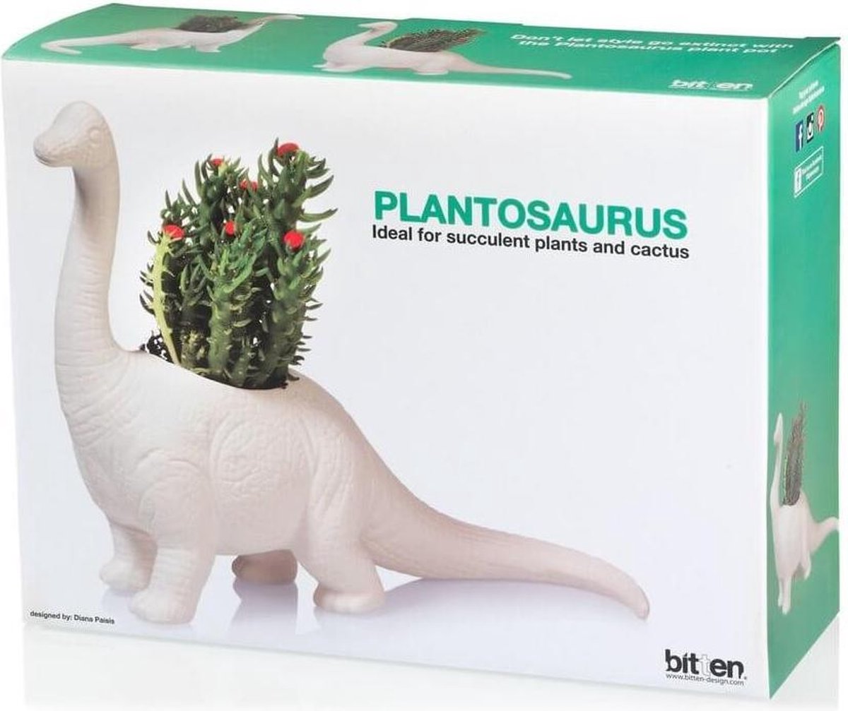 Pot de fleur Dinosaurio Plantosaurus Bitten – Cache-pot original