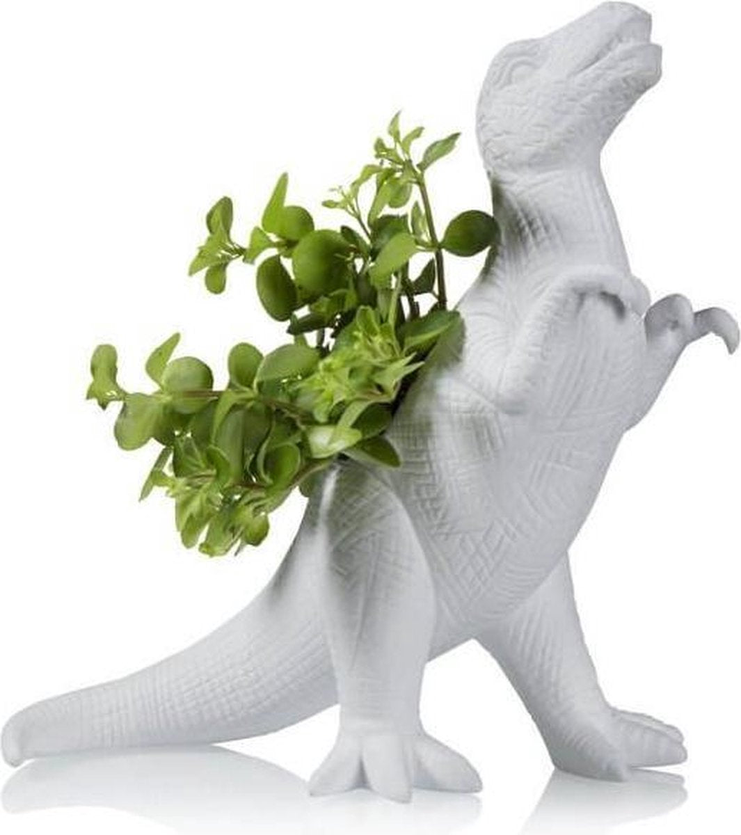 Pot de fleur Dinosaure Plantosaurus Rex Bitten – Cache-pot original