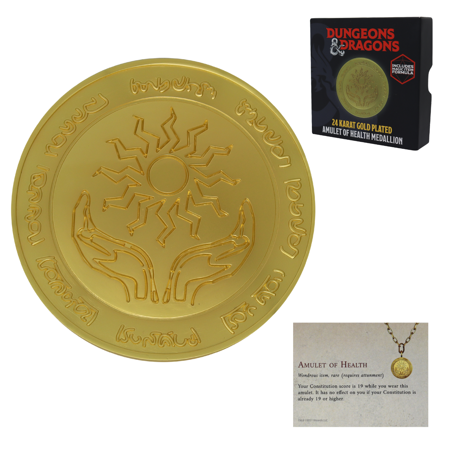 Médaillon collector Dungeons & Dragons - 24K Gold Plated Amulet of HealthMMédaillon collector Dungeons & Dragons - 24K Gold Plated Amulet of HealthéMédaillon collector Dungeons & Dragons - 24K Gold Plated Amulet of HealthdMédaillon collector Dungeons & Dragons - 24K Gold Plated Amulet of HealthaMédaillon collector Dungeons & Dragons - 24K Gold Plated Amulet of HealthiMédaillon collector Dungeons & Dragons - 24K Gold Plated Amulet of HealthlMédaillon collector Dungeons & Dragons - 24K Gold Plated Amulet of H