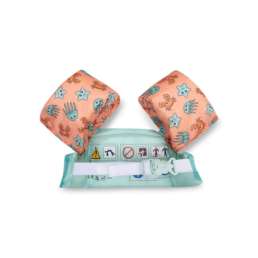 Puddle Jumper - Green/Pink - Animal Bands - 2/6 Years