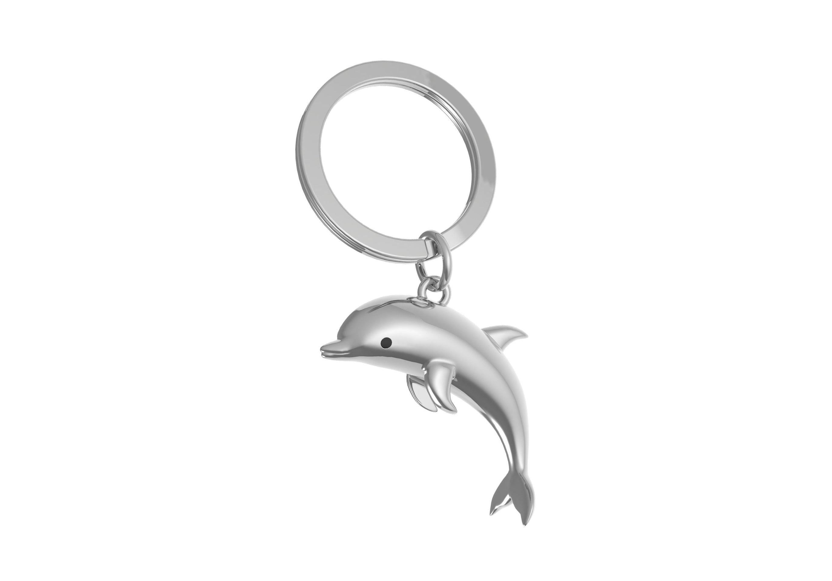 Delfin nøglering