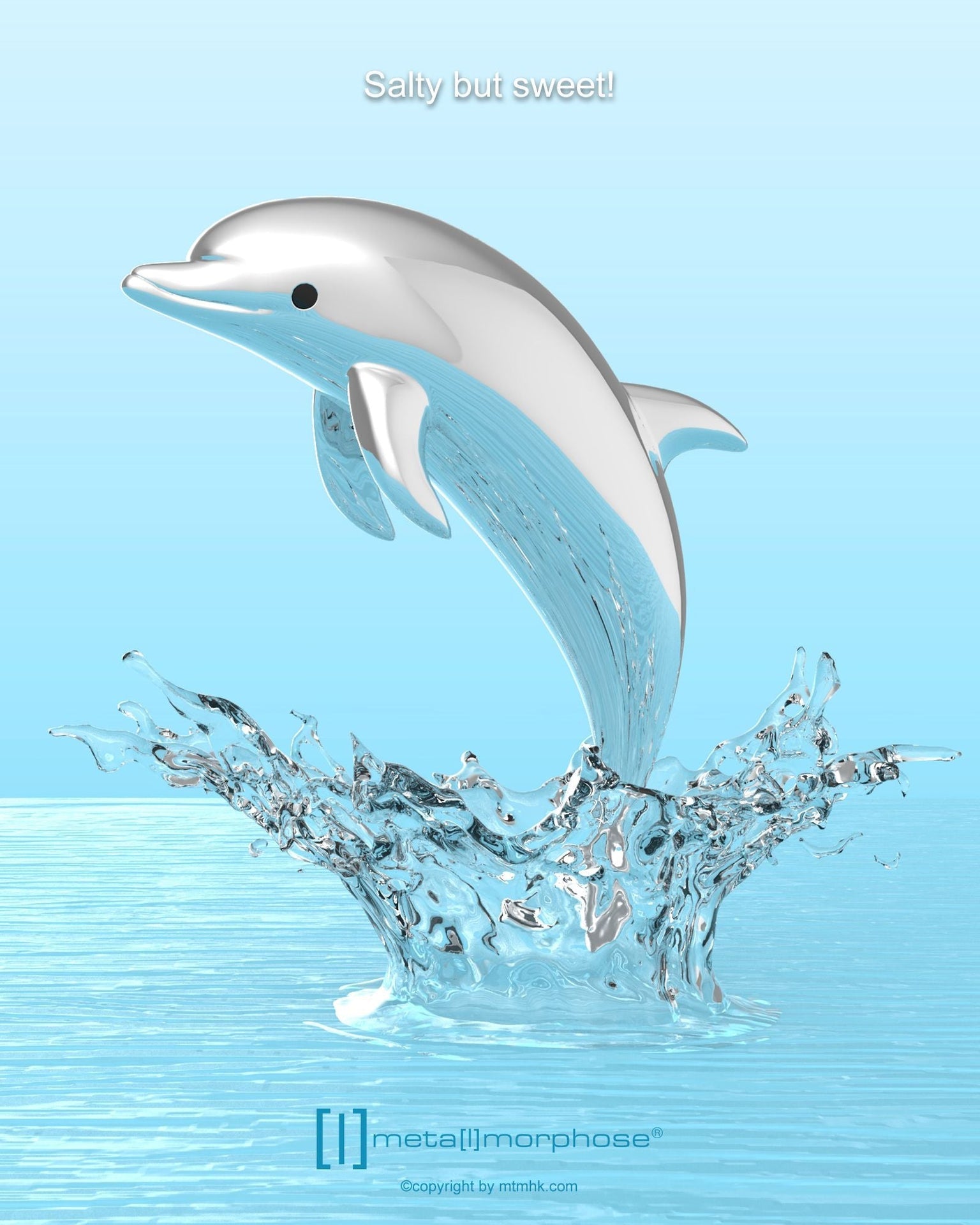 Delfin nøglering