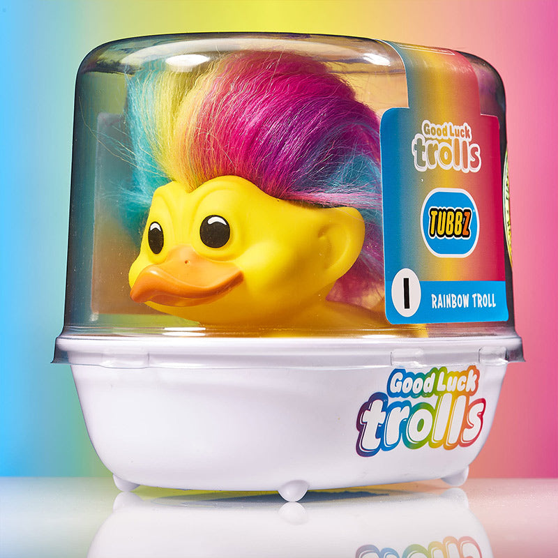 Canard Good Luck Trolls: Rainbow Troll TUBBZ (First Edition) - vue 2