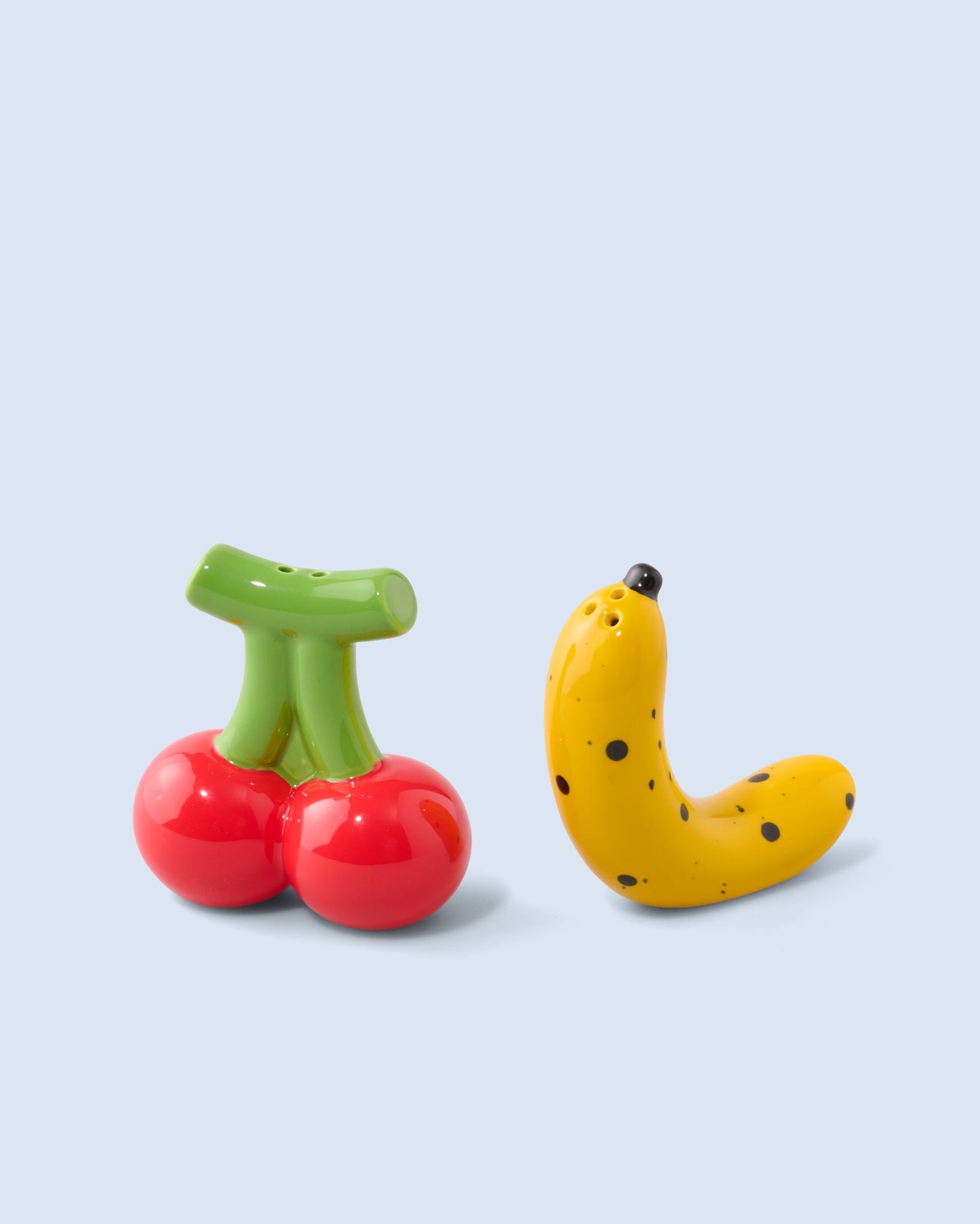 Salz und Pfeffer Banane Kirsche