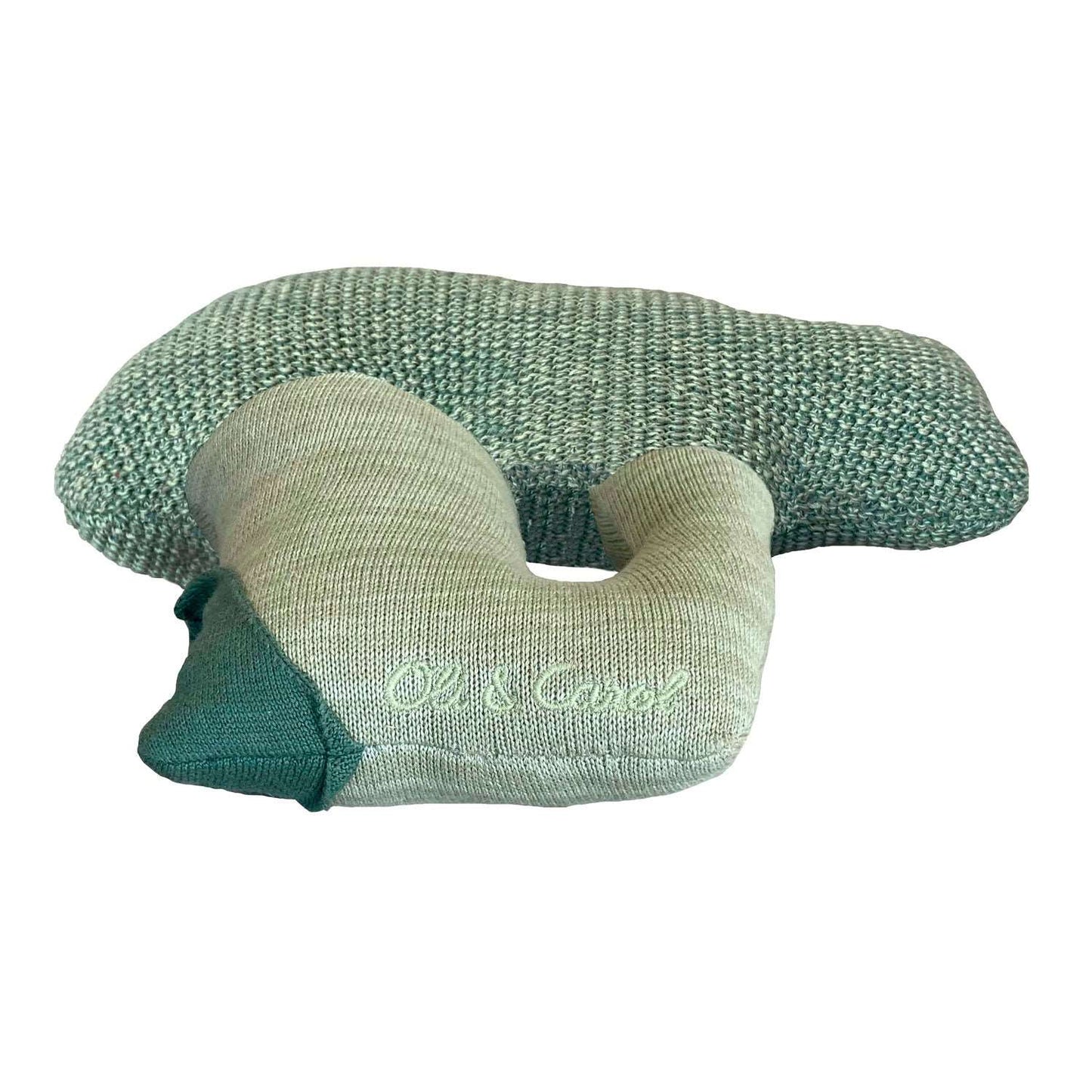 Coussin tricoté Brucy le Brocoli – Oli&Carol x Lorena Canals – vue produit 3