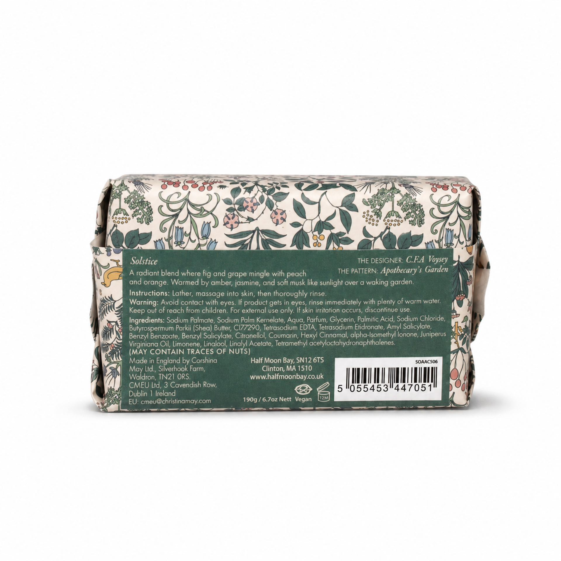 Savon ACS - Voysey Apothecary's Garden 190 g