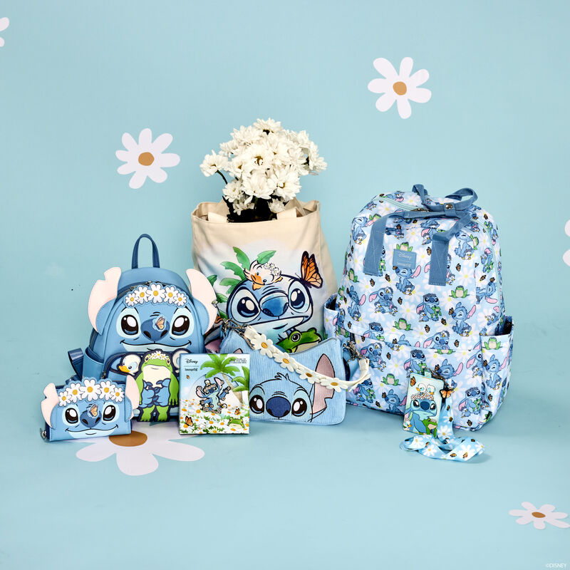 Mini Sac à Dos Lilo & Stitch - Stitch Springtime Daisy LoungeFly CoinCaillerie