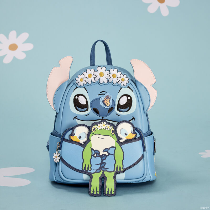 Mini Sac à Dos Lilo & Stitch - Stitch Springtime Daisy LoungeFly CoinCaillerie