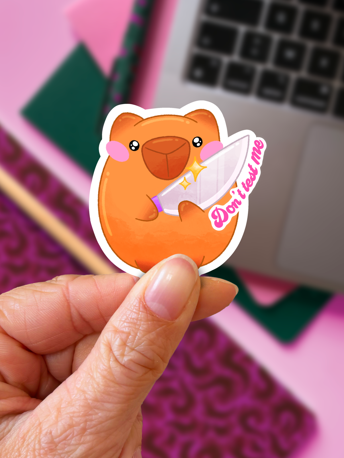 Don’t test me | Sticker