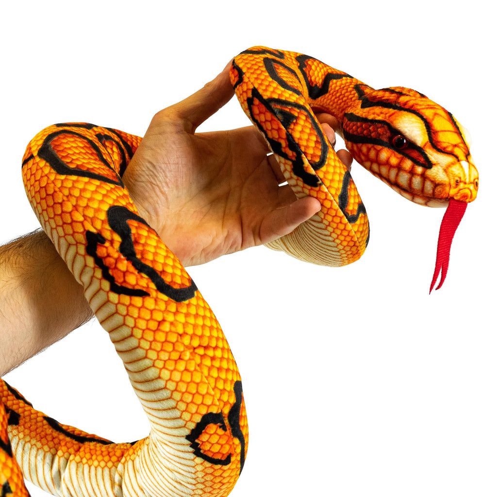 Serpent en Peluche 1,5 m – Motif Assorti