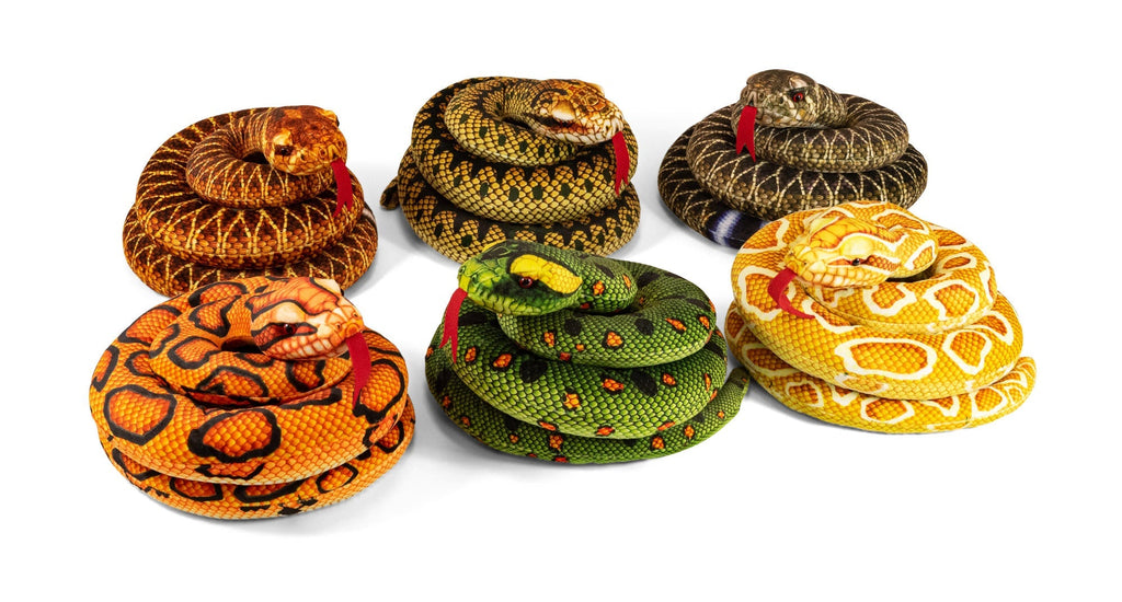 Serpent en Peluche 1,5 m – Motif Assorti