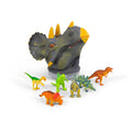 Baignoire avec tête de dinosaure Triceratops (grande taille)