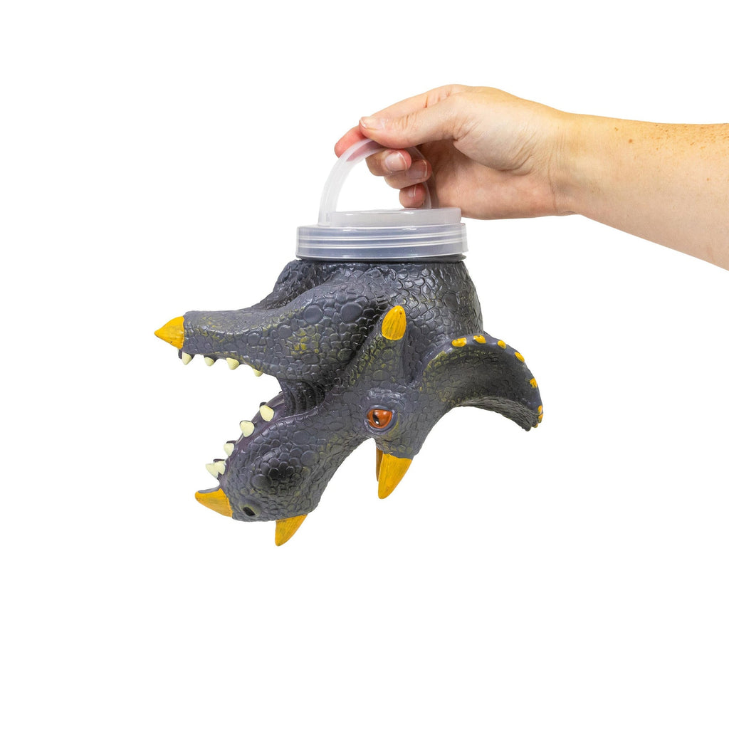 Baignoire avec tête de dinosaure Triceratops (petite taille)