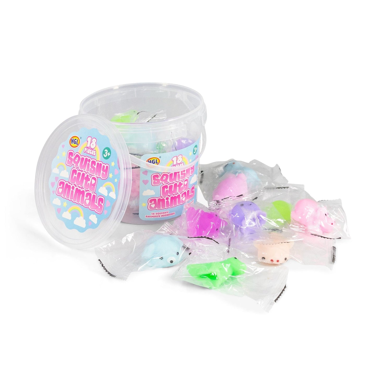 SQUISHY ANIMAUX MIGNONS EN BAIGNOIRE