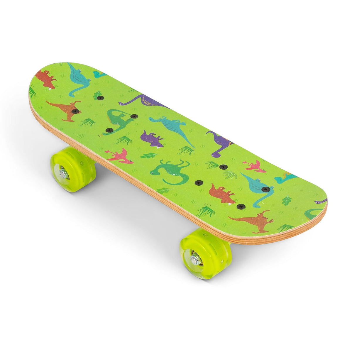 SKATEBOARD DINOSAURE AVEC ROUES CLIGNOTANTES 17 POUCES