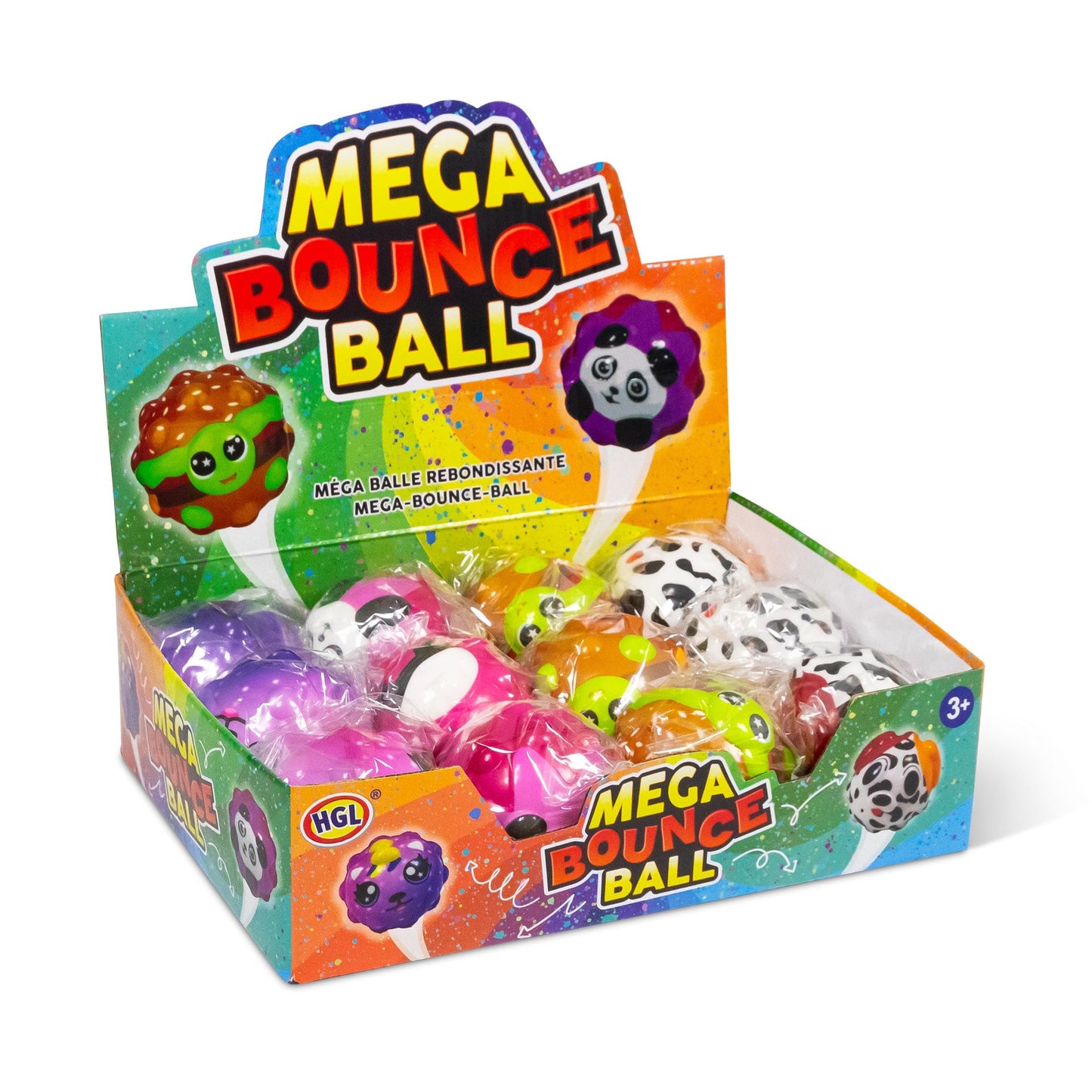 MÉGA BALLES REBONDISSANTES ANIMALES