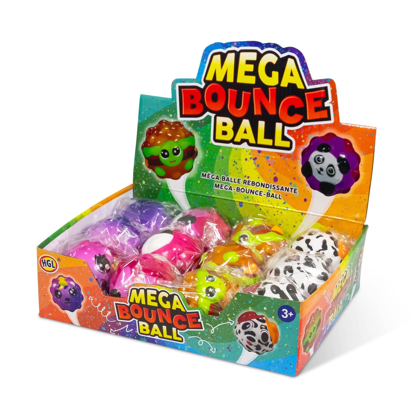 MÉGA BALLES REBONDISSANTES ANIMALES