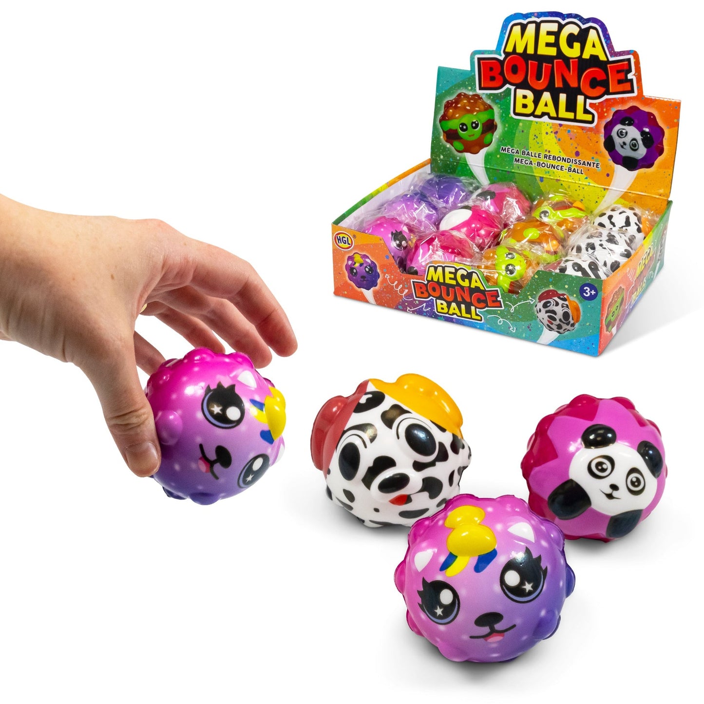 MÉGA BALLES REBONDISSANTES ANIMALES