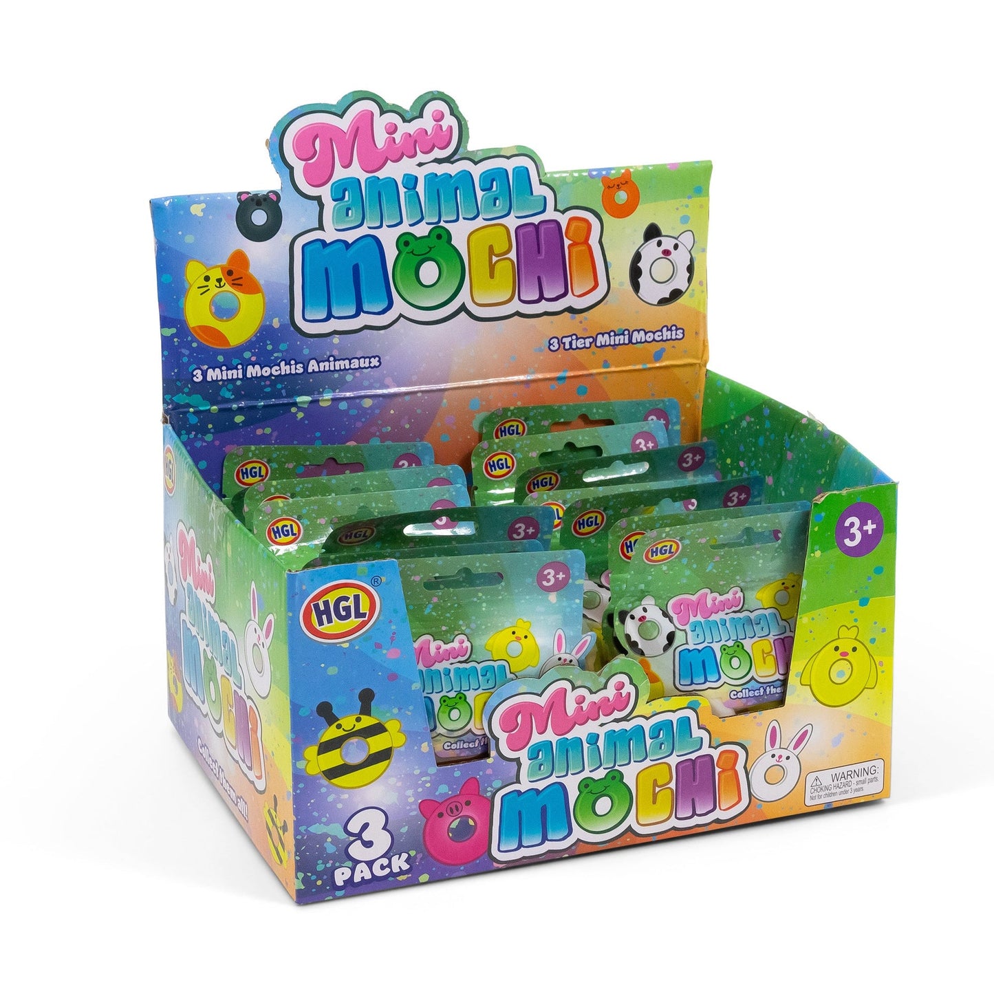 Lot de 3 mini-mochis animaux