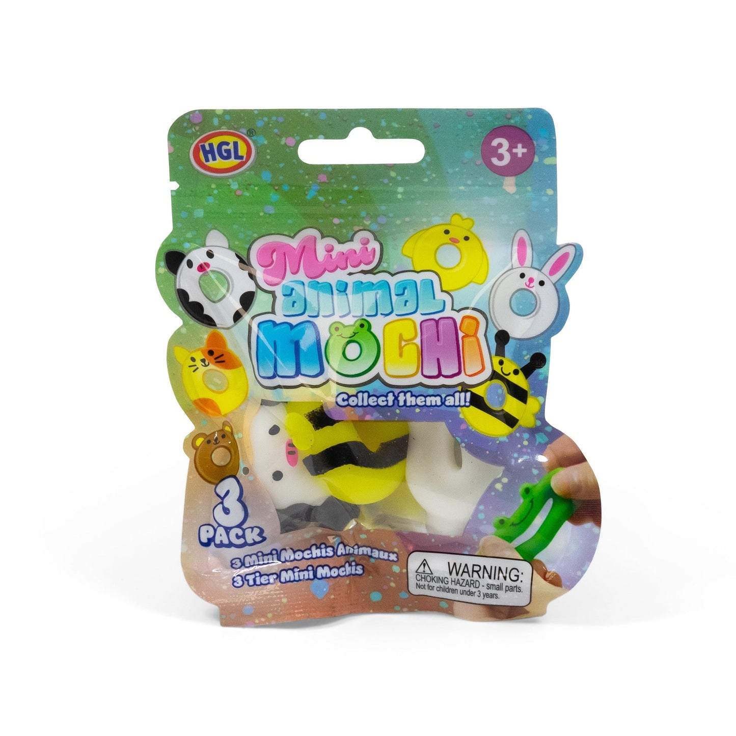 Lot de 3 mini-mochis animaux