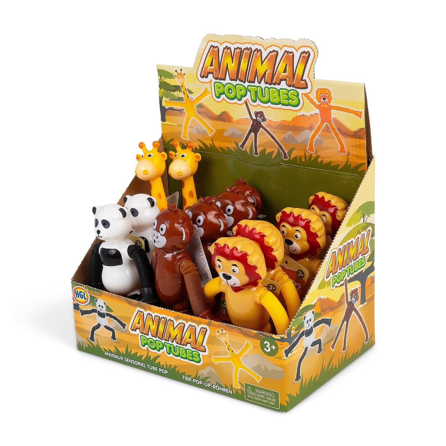 ASSORTIMENT DE TUBES DE POP ANIMAUX