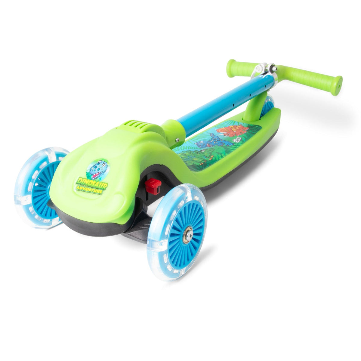 Trottinette lumineuse pliable Dinosaur Trail Twist